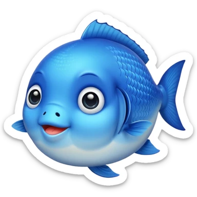 buatkan emoji namun berbentuk ikan 🐟 yang chubby untuk discord emoji tentang mancing untuk announcement seperti fish it map roblox sticker