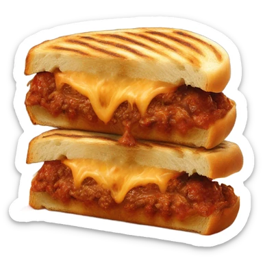one panini Bolognese with cheese  sticker