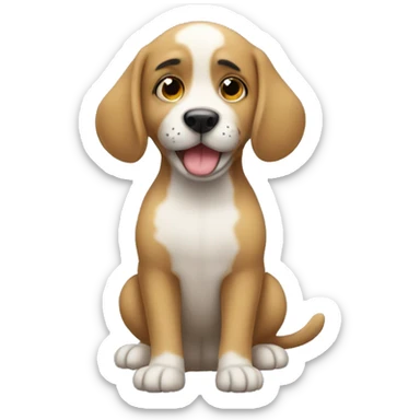 anjing lucu sticker