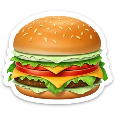 iceberg salad cut for burger sticker