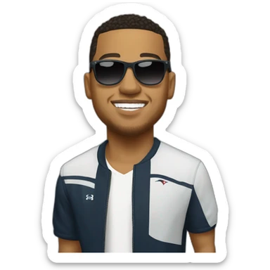 jalen brunson with sunglasses sticker