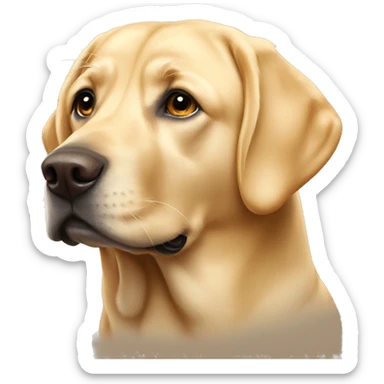 Golden Labrador  sticker