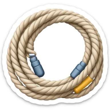 Nylon rope sticker