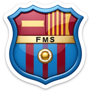 Emoji escudo barcelona sticker
