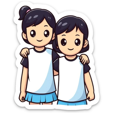 Our Beautiful Girls sticker