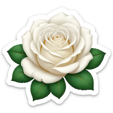 White rose emoji to be copied for instagram  sticker