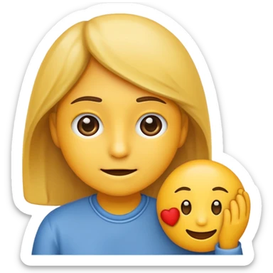 An emoji where the students needs help sticker