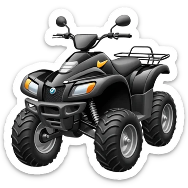 Four wheeler back  sticker