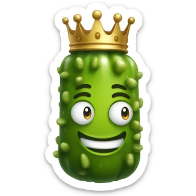 King of pickles sticker