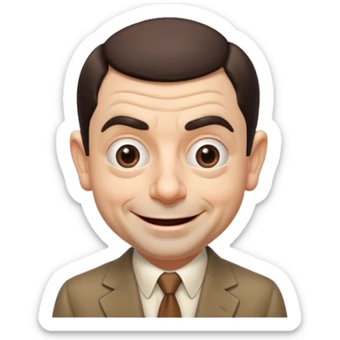 mr bean sticker