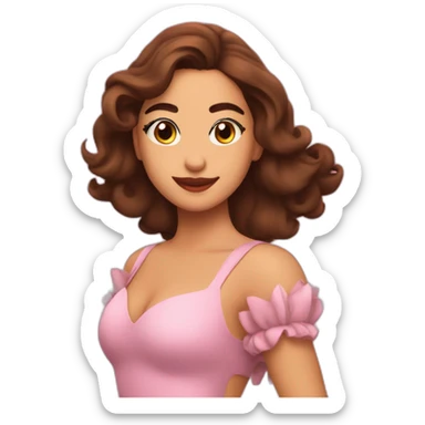 rosalía in a show sticker