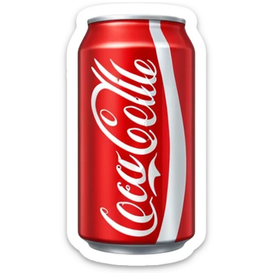 coca cola can sticker