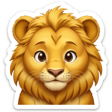 Simba from Disney sticker