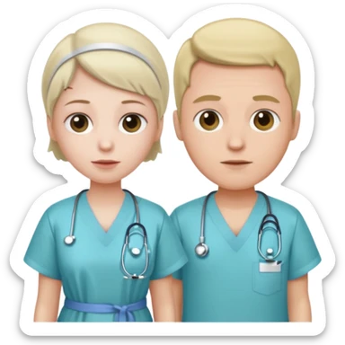 patients hospital sticker