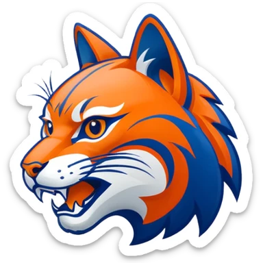 GCSU Bobcats emoji copy and paste sticker