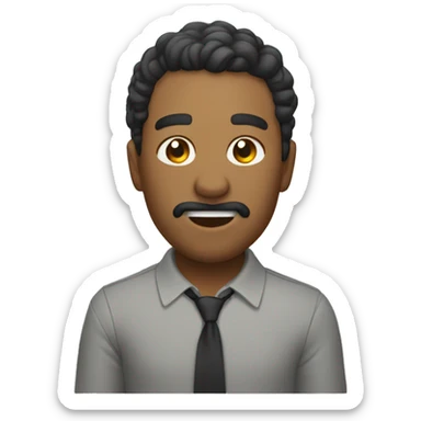 persona sacando la lengua  sticker