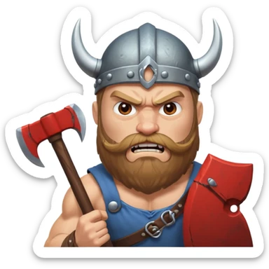 Angry Viking sticker