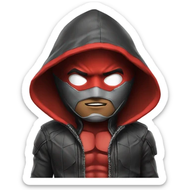 Red Hood from dc comics sticker