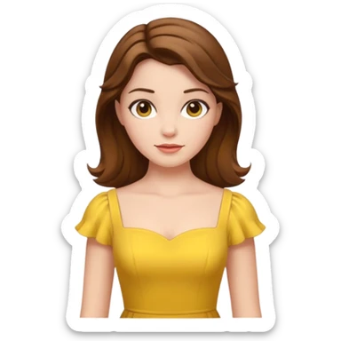 Belle from Beauty and the Beast Movie sticker