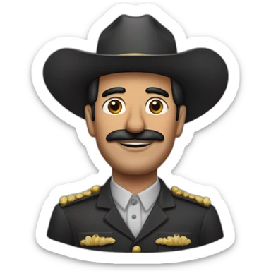 Hombre maduro con orejas de raton sticker