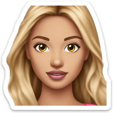 victorias secret model sticker