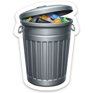 trash can sticker