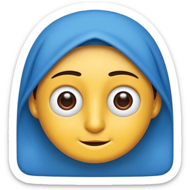 Güçlü şirin çizgifilm karakteri sticker