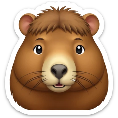 Capybara sticker