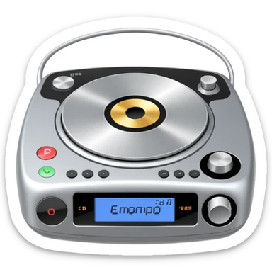 CD player sticker