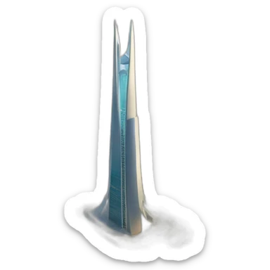 Riyadh city kingdom tower big sticker