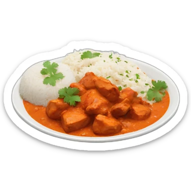 chicken tikka masala sticker