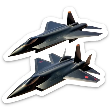 SR-71 Blackbird - Lockheed Martin (Stealth Grey) A sleek, high-speed reconnaissance aircraft with an elongated, needle-like fuselage and a smooth, aerodynamic design. The body is finished in a deep, matte jet-black with subtle panel lines and heat-resistant detailing. Its twin engines are seamlessly integrated into the structure, with sharp, swept-back wings that emphasize speed and stealth. The cockpit canopy is tinted, adding to its mysterious, high-tech aesthetic, while the overall silhouette exudes an aura of unmatched velocity and secrecy. sticker