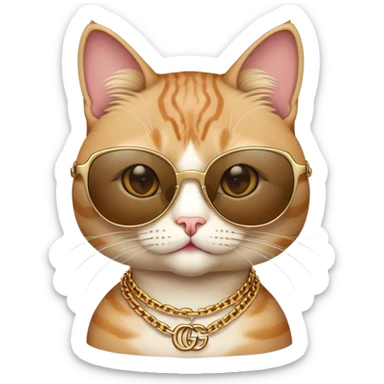 Gucci cat sticker