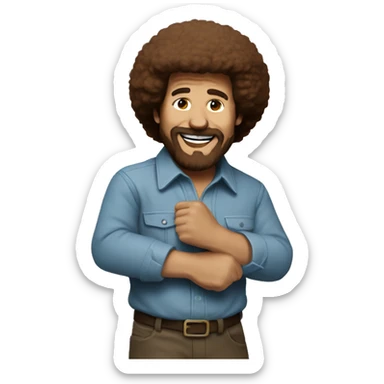 bob ross sticker