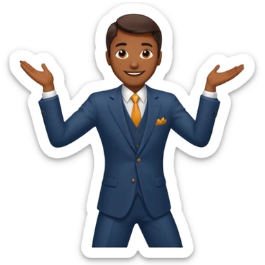 tango dancing man emoji sticker