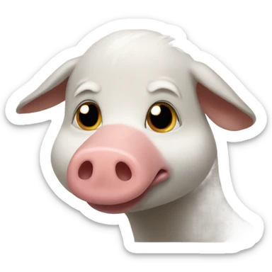 Goose pig and weasel hybrid  sticker