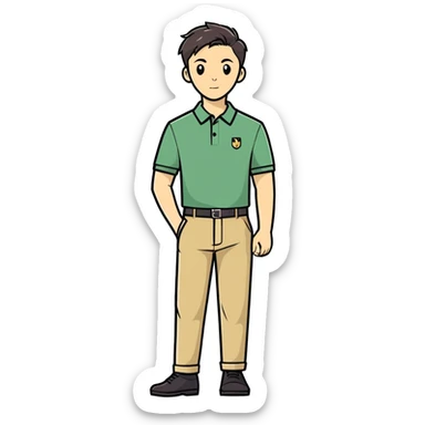 Preppy sticker