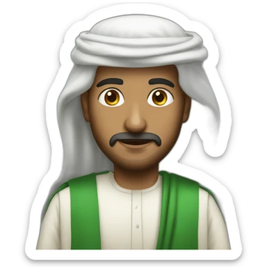 A Saudi man sticker