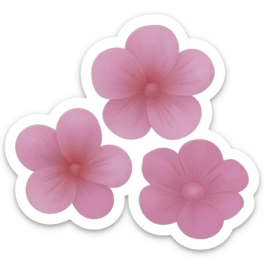Emoji 3 petites fleur ios 26 esthétique rose girly sticker