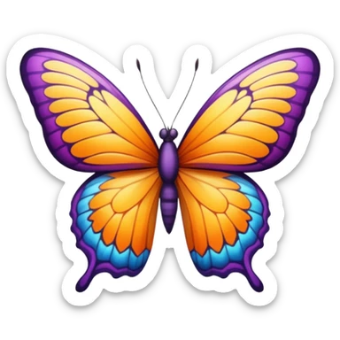 Kelebek sticker