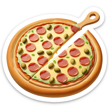 pistachio cream, jambon beurre, pizza sticker