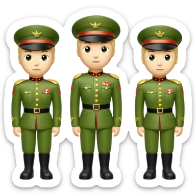 Little Green toy solider sticker