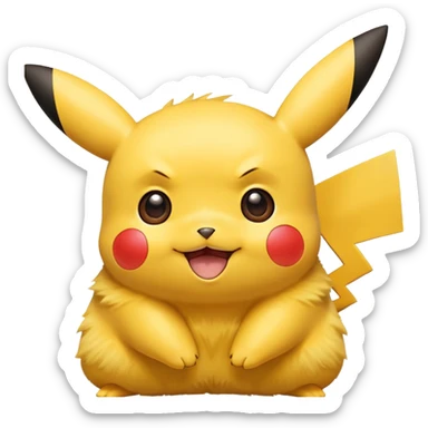Pikachu Face sticker