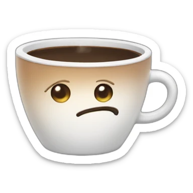 Coffee saying quit sticker