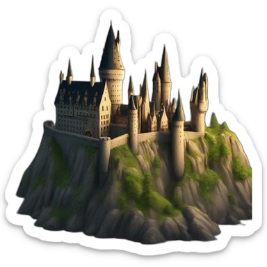 hogwarts castle sticker