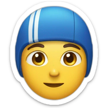 professional swimmer in a starting position sticker