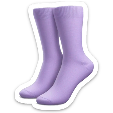 pastel purple socks sticker
