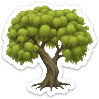whomping willow tree sticker