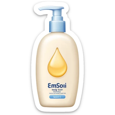 Body lotion / Body cream sticker
