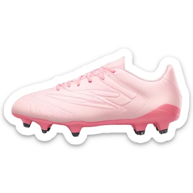light pink soccer cleats  sticker